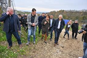 Annie Genevard Visits the Rhone Region - France