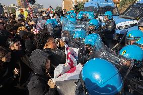 No Meloni Day Protest - Italy