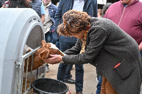 Annie Genevard Visits the Rhone Region - France