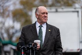 Tom Homan Speaks To Press Outside White House - Washington