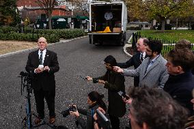 Tom Homan Speaks To Press Outside White House - Washington