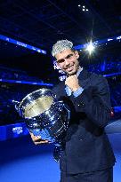 Carlos Alcaraz Wins ATP Year End No.1 Trophy - Turin