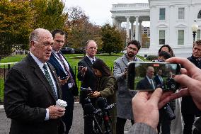 Tom Homan Speaks To Press Outside White House - Washington