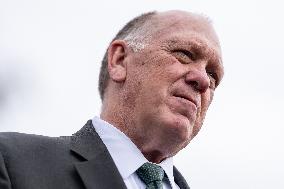 Tom Homan Speaks To Press Outside White House - Washington