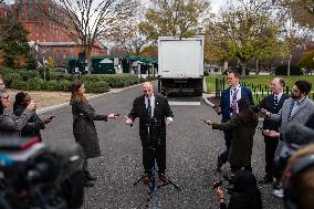 Tom Homan Speaks To Press Outside White House - Washington