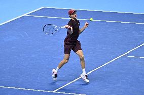 2025 Nitto ATP Finals - Jannik Sinner v Ben Shelton - Turin