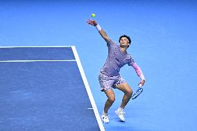 2025 Nitto ATP Finals - Jannik Sinner v Ben Shelton - Turin