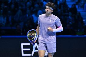 2025 Nitto ATP Finals - Jannik Sinner v Ben Shelton - Turin