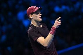 2025 Nitto ATP Finals - Jannik Sinner v Ben Shelton - Turin