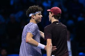 2025 Nitto ATP Finals - Jannik Sinner v Ben Shelton - Turin