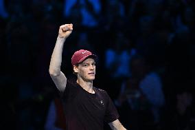 2025 Nitto ATP Finals - Jannik Sinner v Ben Shelton - Turin