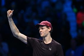 2025 Nitto ATP Finals - Jannik Sinner v Ben Shelton - Turin