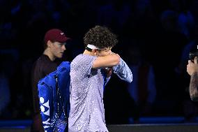 2025 Nitto ATP Finals - Jannik Sinner v Ben Shelton - Turin