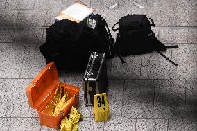 Illustrations Following Police Man Shooting Man Armed With Knife At Montparnasse Train Station - Paris