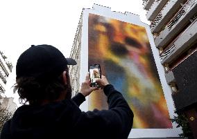 Mural Painting In Tribute To The Victims Of The 13 November Attacks - Paris