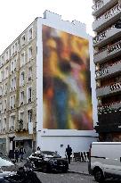 Mural Painting In Tribute To The Victims Of The 13 November Attacks - Paris