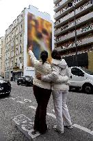 Mural Painting In Tribute To The Victims Of The 13 November Attacks - Paris