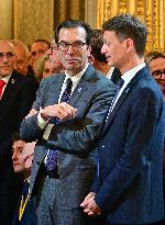 Inauguration by President Macron of 5th edition of the Great Exhibition of Made in France - Paris