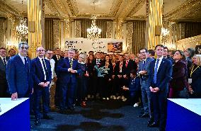 Inauguration by President Macron of 5th edition of the Great Exhibition of Made in France - Paris