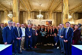 Inauguration by President Macron of 5th edition of the Great Exhibition of Made in France - Paris