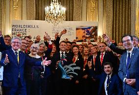 Inauguration by President Macron of 5th edition of the Great Exhibition of Made in France - Paris