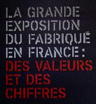 Inauguration by President Macron of 5th edition of the Great Exhibition of Made in France - Paris