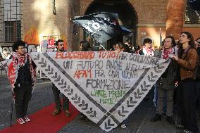 No Meloni Day demonstration - Bologna