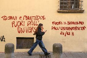 No Meloni Day demonstration - Bologna