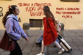 No Meloni Day demonstration - Bologna