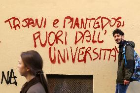 No Meloni Day demonstration - Bologna