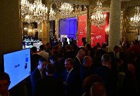 Inauguration by President Macron of 5th edition of the Great Exhibition of Made in France - Paris