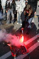 No Meloni Day demonstration - Bologna