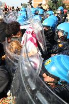 No Meloni Day demonstration - Bologna