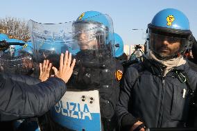No Meloni Day demonstration - Bologna