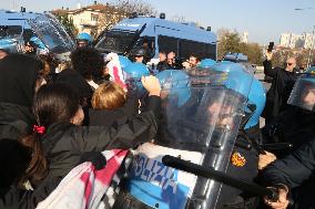 No Meloni Day demonstration - Bologna