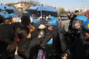 No Meloni Day demonstration - Bologna