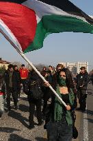No Meloni Day demonstration - Bologna