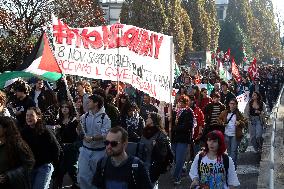 No Meloni Day demonstration - Bologna