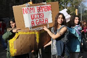 No Meloni Day demonstration - Bologna