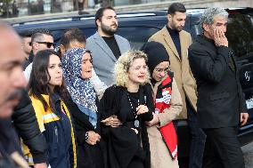 Military Plane Crash Funeral - Ankara