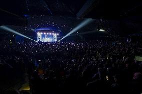 Campaign rally to support Campania regional candidate Edmondo Cirielli - Naples