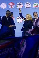 Campaign rally to support Campania regional candidate Edmondo Cirielli - Naples