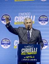 Campaign rally to support Campania regional candidate Edmondo Cirielli - Naples