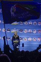 Campaign rally to support Campania regional candidate Edmondo Cirielli - Naples