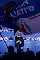 Campaign rally to support Campania regional candidate Edmondo Cirielli - Naples