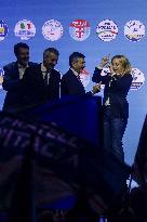 Campaign rally to support Campania regional candidate Edmondo Cirielli - Naples