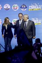 Campaign rally to support Campania regional candidate Edmondo Cirielli - Naples