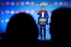 Campaign rally to support Campania regional candidate Edmondo Cirielli - Naples