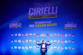Campaign rally to support Campania regional candidate Edmondo Cirielli - Naples