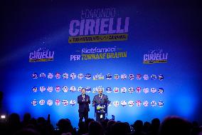 Campaign rally to support Campania regional candidate Edmondo Cirielli - Naples